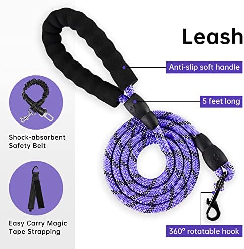IVY&LANE No Pull Dog Harness for Medium Dogs, Reflective Dog Vest Harness - Image 3
