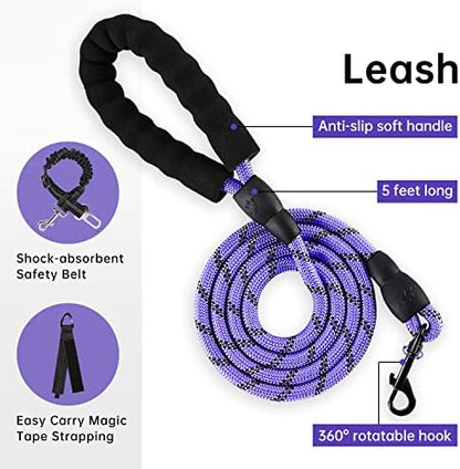 IVY&LANE No Pull Dog Harness for Medium Dogs, Reflective Dog Vest Harness - Image 3