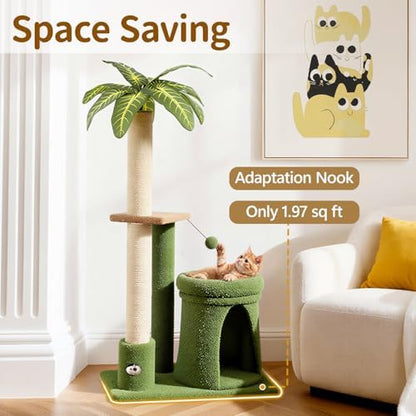 41" Cat Tree Tower Condo Scratch Post Stand - Image 4