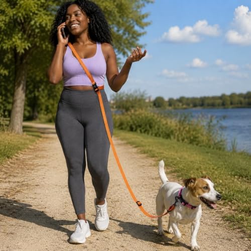 Kazazoo Hands-Free Dog Leash Adjustable Length 5-8 Ft, Waist - Image 3