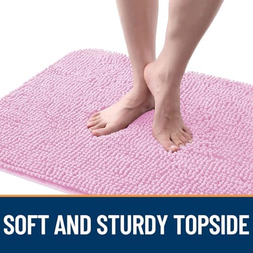 OLANLY Dog Door Mat for Muddy Paws 47x20, Super Absorbent Chenille Mud Mat - Image 4