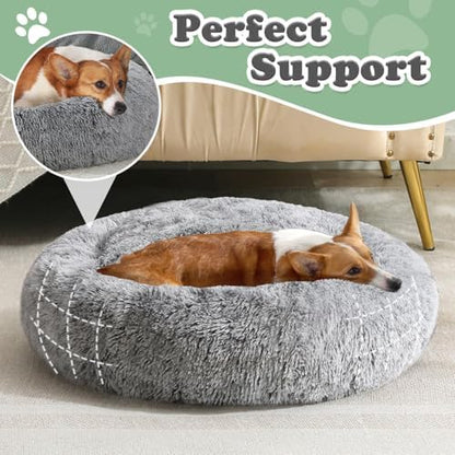 JOLLYVOGUE Dog & Cat Bed, Calming Anti-Anxiety Pet Bed - Image 2