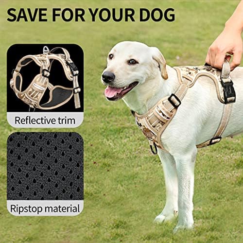 HEELE Dog Harness, No Pull Adjustable Padded Reflective Harness - Image 5