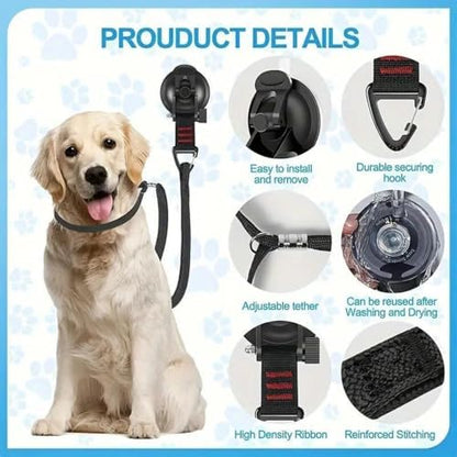 Dog Grooming Loop | Suction Cup Bathing Safety Rope - Image 5