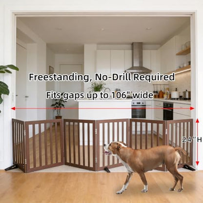 ZJSF Freestanding Indoor Dog Gate - Image 2