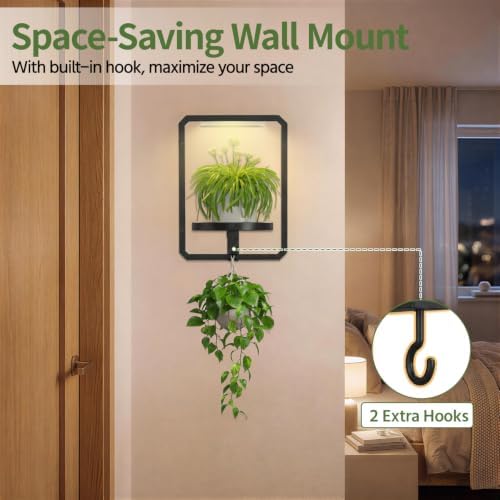 LASZOLA Plant Picture Frame Holder Shelf Wall - Image 7
