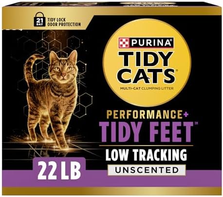 Purina Tidy Cats Performance Plus Tidy Feet Cat Litter, 22 lb. Box by PurinaTidyCatsLitter