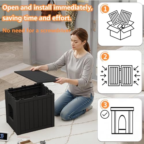 PatioZen Resin Cat Litter Box Enclosure - Image 6