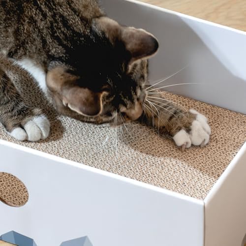 Conlun Cat Scratcher Box, Cardboard Pad, Bed - Image 7