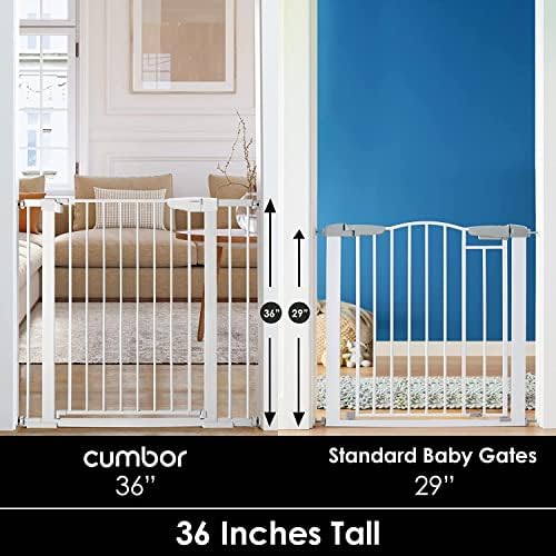 Cumbor 36 in Extra Tall Baby Gate - Image 3