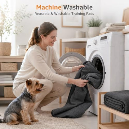 LOOBANI Washable Pee Pads for Dogs, 2 Pack Non-Slip and Leak-Proof - Image 5