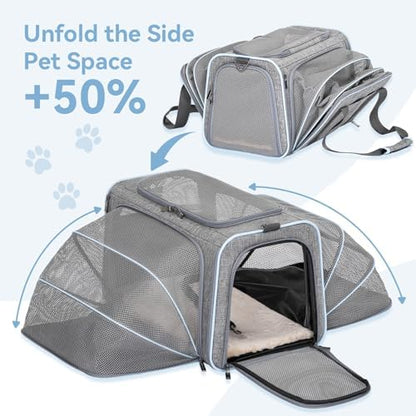 Petsfit Large Double Expandable Cat Carrier - Image 4