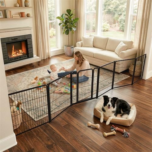 FXW Dog Gate, Extra Wide Adjustable by FXW