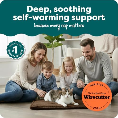 FurHaven ThermaNAP Self Warming Cat Mat, Dog Bed - Image 2