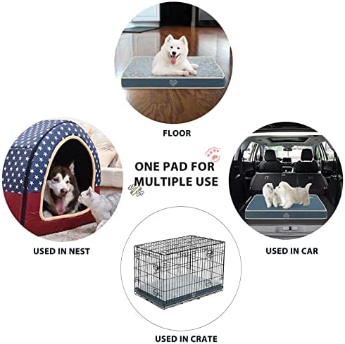 VANKEAN Waterproof Reversible Crate Mat Cool/Warm Washable Joint Relief - Image 6