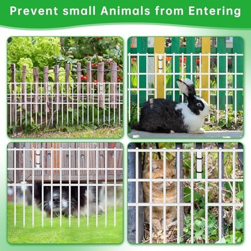 17ft X 13in Animal Barrier Fence, 12 Panels No Dig Fence - Image 4