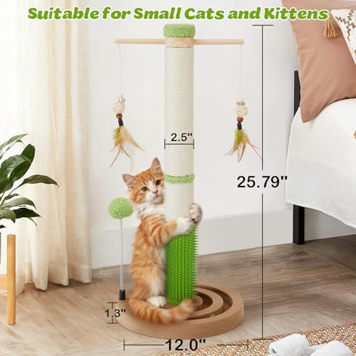 25.79" Cat Scratching Post Tower - Image 2