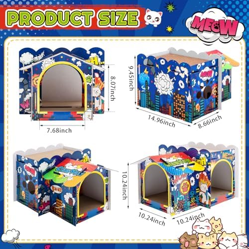 2 Story Cardboard Cat House - Image 2