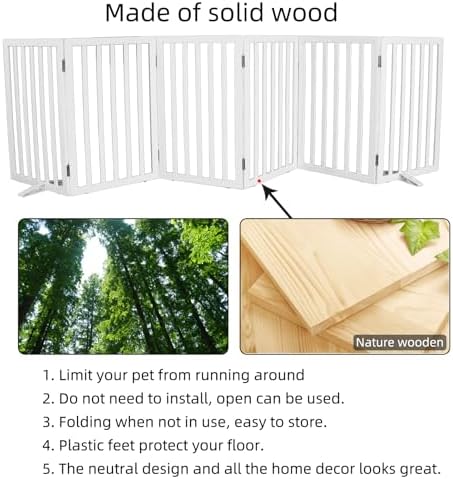 ZJSF Freestanding Indoor Dog Gate - Image 6