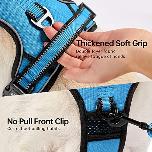 NESTROAD Dog Harness for Medium Sized Dog, No Pull Dog Vest Harness Set - Image 5
