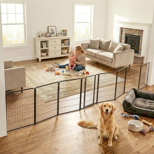 FXW Dog Gate, Extra Wide Adjustable by FXW