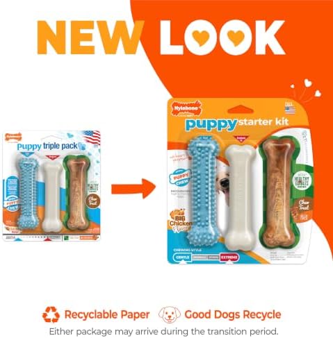 Nylabone New Puppy Starter Kit, Puppy Teething Toys, 3 Pack - Image 3