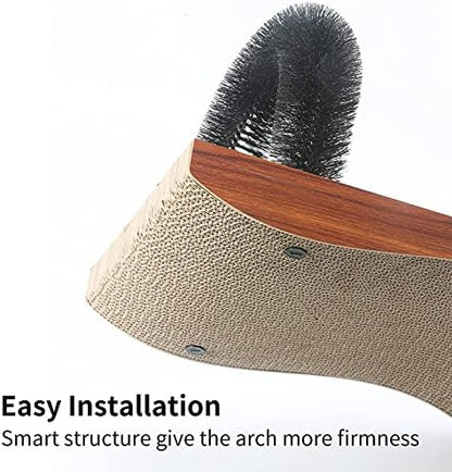 FUKUMARU Cat Self Groomer 2.0 Version, Cat Arch Face Scratcher - Image 5