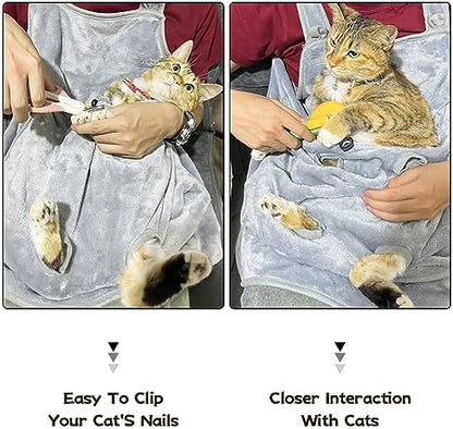 La La Pet® Adjustable Cat Apron Carrier - Image 3