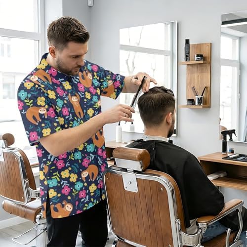 Men’s Pet Barber Jacket, Professional Design Water & Hair Proof - Image 3
