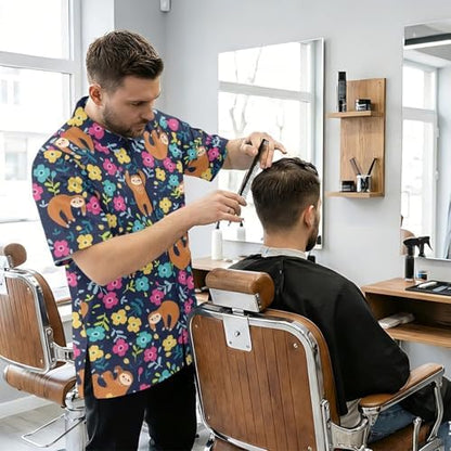 Men’s Pet Barber Jacket, Professional Design Water & Hair Proof - Image 3