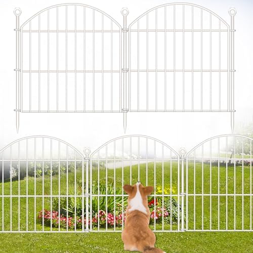 Decorative Garden Fence, 24in x 20ft No Dig Fence by Thrivinest