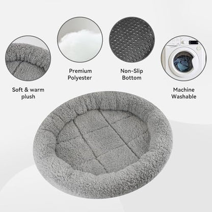 Round Cat Bed Washable Cat Donut Bed - Image 3