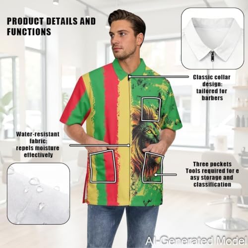 Professional Grooming Smock Unisex, Water Resistant Anti-Static - Image 5