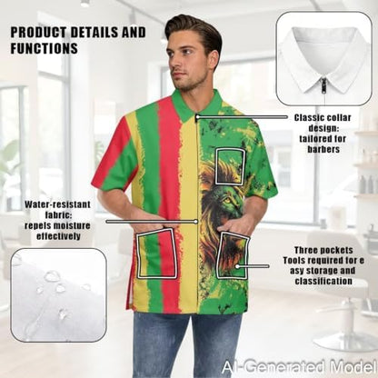Professional Grooming Smock Unisex, Water Resistant Anti-Static - Image 5