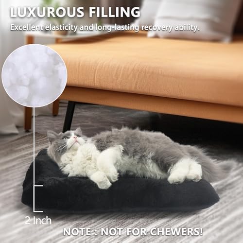 Tiny Dog Bed 18 x 12 for Extra Small Dogs and Cats Fit Crate or Cage 18 Inch - Image 2