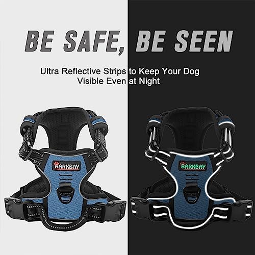 BARKBAY Dog Harness No Pull for Medium Sized Dog Front Back Clips, Dog Vest - Image 5
