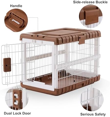 ZOMISIA 36" L Collapsible Dog Crate - Image 5