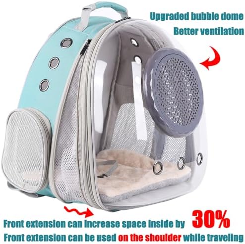 Large Cat Bubble Backpack Carrier, Front Extension - Image 4