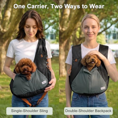 FURTIME Dog Sling Carrier, Puppy Sling - Image 2