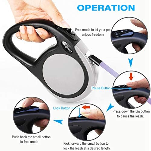 Heavy Duty Retractable Dog Leash-16ft Strong & Durable Walking Leash - Image 5