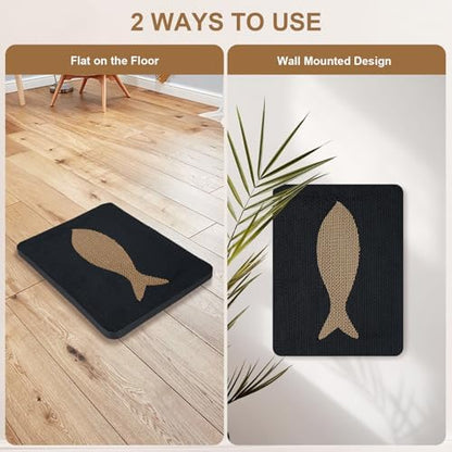 Ownpets Wall Cat Scratcher, Cute Vertical Cat Scratching Board, Wall Mounted - Image 6