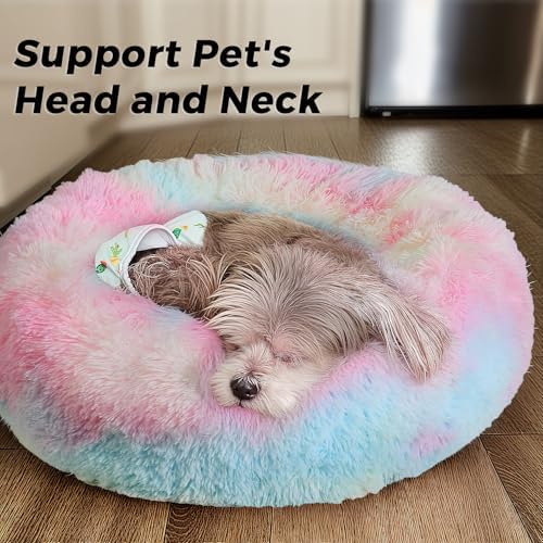 Calming Round Dog Bed & Cat Bed - Image 2