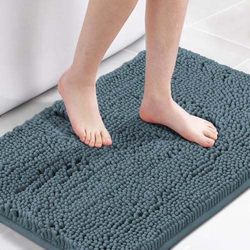 H.VERSAILTEX Bath Mat for Bathroom Non Slip Luxury Chenille Ultra Soft Bath by HVERSAILTEX