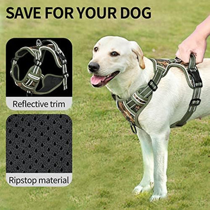 HEELE Dog Harness, No Pull Adjustable Padded Reflective Harness - Image 5