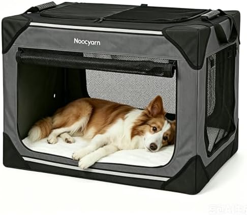 Collapsible Soft Dog Crate 36 Inch, Portable Travel Pet Crate by Unknown