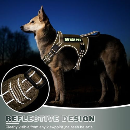 WINSEE Tactical Dog Harness, No Pull Dog Harness - Image 6