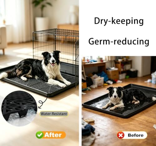Dog Kennel Pad, Raised Grid Mat - Image 2