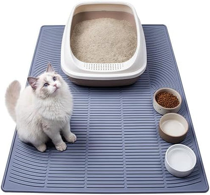 Extra Large Cat Litter Mat 47" x 35" Silicone Litter Trapping Mat by Unknown