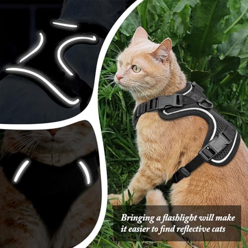 Cat Harness and Leash Set, Adjustable Cat Vest Harnesses - Image 4