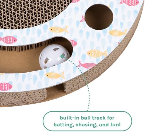 Kitty City Fish Corrugate Cat Scratcher - Image 5
